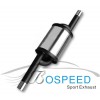 (BOSPEED)博速改裝排氣管通用型雙壓鼓