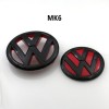 VW MK6 Red front/rear Emblems